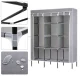 Massido Textile Closet, Gray