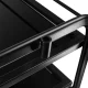 Cosmetic Trolley Assistant PRO INK 1031 with 4 Glass Shelves, Black