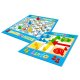 2-in-1 Family Board Game with Snakes and Ladders and Ludo