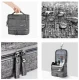 Soulima 23184 Hanging Travel Toiletry Bag, Grey
