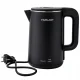 Electric Kettle 1500W with Temperature Control and LED Panel, 1.9L, Black
