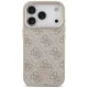 Guess 4G Triangle Logo MagSafe Case for iPhone 18 Pro / 17 Pro, Rose Gold