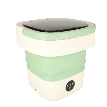 Foldable Mini Portable Camping Washing Machine, 12L, Green