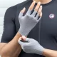 Rockbros Breathable Short Finger Cycling Gloves Size M - Grey