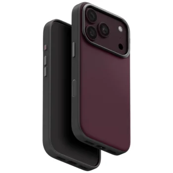 Uniq Lyden DS Magclick Case for iPhone 18 Pro / 17 Pro, Burgundy