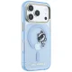 Karl Lagerfeld Peekaboo Logo MagSafe Case for iPhone 18 Pro / 17 Pro, Light Blue