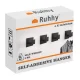 Self-Adhesive Towel Hooks Ruhhy 24649, No Drilling, Set of 4, Black