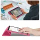 Apple iPad 11\'\' (2025) (A3355, A3356, A3354) Trifold Tech-Protect SC Pen Canvas Protective Cover Case, Pink