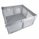 Foldable Baby Playpen 120x120cm, Large Play Yard for Toddlers and Infants, Grey