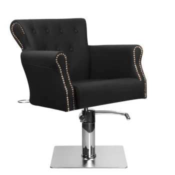 Hair System BER 8541 Hairdressing Chair Black