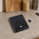 Electronic Kitchen Scale with LCD Display, Glass Surface, 5kg/1g