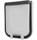 Foldable hanging trash bin, 8L, white