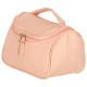 Large Capacity Travel Cosmetic Case and Toiletry Organizer, Pink