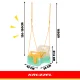 3-in-1 Baby and Toddler Swing Kruzzel, cream-turquoise