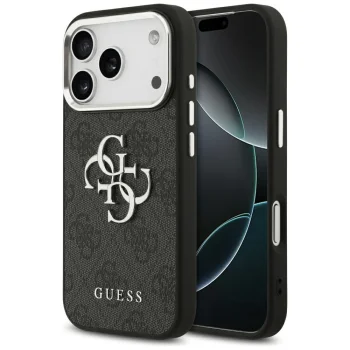 Guess iPhone 17 Pro Case 4G Big 4G Classic Logo, Black