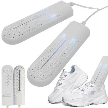 Shoe dryer with UV-C sterilization, for gloves and hats, white