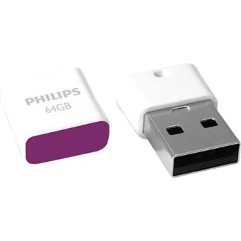 Philips Pico Edition 64GB USB 2.0 Flash Drive, Magic Purple