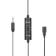 BOYA BY-M1S Wired Lavalier Microphone with 6 m Cable and 3.5 mm TRRS, Black