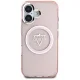 Guess IML Metal Mountain Logo MagSafe Case for iPhone 16 - Pink