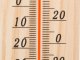 Wooden house thermometer large indoor outdoor
