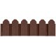 Garden Edging Kit Plonos 2.4 m PL-960, brown