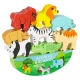 Wooden Balancing Animal Game Safari Montessori