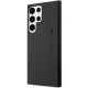 Samsung Galaxy S23 Ultra (SM-S918) AMG Carbon Stripe&Embossed Case Cover (AMHCS23LBLSCA), Black