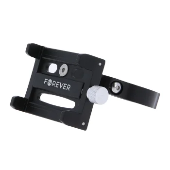 Forever Outdoor BH-300 Aluminum Adjustable Bike Phone Holder, Black