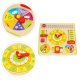 Ecotoys MA086 Wooden Educational Board - Calendar and Clock