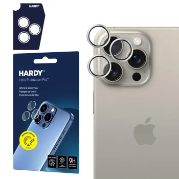3mk HARDY Lens Protection Pro Glass Apple iPhone 15 Pro Max - Beige