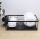 Divstāvu trauku žāvētājs Ruhhy, Melns | Two-tier Dish Dryer