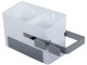 Bathroom Organizer with Hair Dryer Holder and Drawer, Mixed Colors