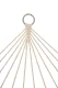 Brazilian Boho Garden Hammock with Fringes 200cm 150kg, Ecru