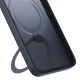 3Mk Protection Smoke Case Mag&Stand for Apple iPhone 16, Black