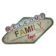 Forever Light Retro LED Metal Sign Welcome Family