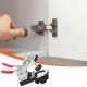 Concealed Hinge Drilling Jig Kit 35mm for Cabinet Doors with Forstner Bit