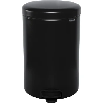 Brabantia NewIcon Pedal Bin 20 L, Matt Black