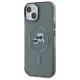 Karl Lagerfeld iPhone 15 Case HC MagSafe IML Metal KC Heads, Black
