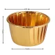 Gold Paper Cupcake Liners DA517, 50 Pcs