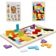 Bakalu KZ0903 Wooden Tetris Puzzle