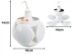 Foldable LED Solar Camping Lamp with Hanging Hook