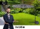 Dārza Saulessargs Lietussargs 3m ar LED Gaismām | Garden Umbrella