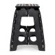 ModernHome Folding Step Stool 15.4 inch, Heavy Duty Plastic Stool with 265 lbs Capacity