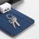 Huawei MatePad T 10s (AGS3-L09, AGS3-W09) DUX DUCIS Tri-fold Stand PU Leather Tablet Cover Case, Blue