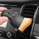 Car Interior Cleaning Brush, Black/Brown