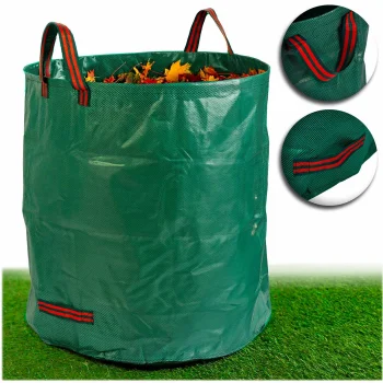Plonos 452400 Garden Waste Bag for Leaves, 272L, Green
