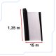 Velvet Self-Adhesive Car Wrap Film, Black, 1.35x15m