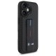 BMW iPhone 16 Case M Grip Stand Smooth and Carbon, Black
