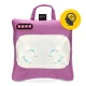 Heated Shiatsu Massage Pillow LITE for Neck and Back, Pink