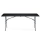 Plonos Black 180 cm Foldable Garden Table – Durable Outdoor Dining Furniture